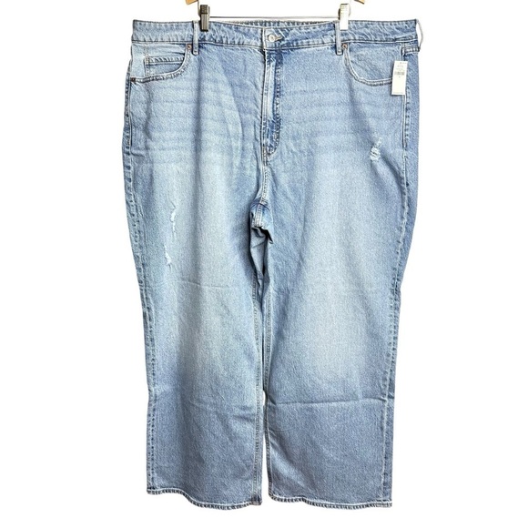 NWT Old Navy Extra High Rise Sky-Hi Wide Leg Women’s Size 24 - Picture 1 of 4